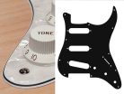 ST-413-PW Boston  pickguard, Stallion, standard, SSS, 3 pot holes, 3-5 switch, 4 ply, pearl white