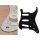 ST-413-PWW Boston  pickguard, Stallion, standard, SSS, 3 pot holes, 3-5 switch, 4 ply, pearl white webbing