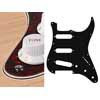 ST-413-TI Boston  pickguard, Stallion, standard, SSS, 3 pot holes, 3-5 switch, 4 ply, tortoise intense