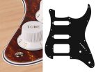 ST-422-T Boston  pickguard, Stallion, SSH, 2 pot holes, 3-5 switch, 4 ply, tortoise