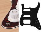 ST-422-TI Boston  pickguard, Stallion, SSH, 2 pot holes, 3-5 switch, 4 ply, tortoise intense