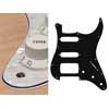 ST-423-PW Boston  pickguard, Stallion, SSH, 3 pot holes, 3-5 switch, 4 ply, pearl white