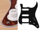 ST-423-T Boston  pickguard, Stallion, SSH, 3 pot holes, 3-5 switch, 4 ply, tortoise