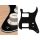 ST-431-B Boston  pickguard, Stallion, HH, 2 pot holes, toggle switch, 4 ply, black