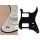 ST-431-PW Boston  pickguard, Stallion, HH, 2 pot holes, toggle switch, 4 ply, pearl white