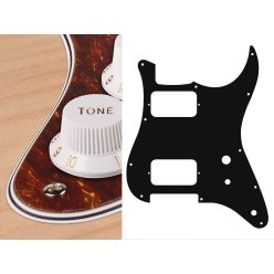   ST-431-T Boston  pickguard, Stallion, HH, 2 pot holes, toggle switch, 4 ply, tortoise