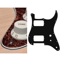   ST-431-TBP Boston  pickguard, Stallion, HH, 2 pot holes, toggle switch, 4 ply, tortoise brown pearl