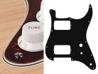 ST-431-TI Boston  pickguard, Stallion, HH, 2 pot holes, toggle switch, 4 ply, tortoise intense