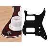 ST-431-TI Boston  pickguard, Stallion, HH, 2 pot holes, toggle switch, 4 ply, tortoise intense