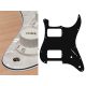 ST-432-PW Boston  pickguard, Stallion, HH, 2 pot holes, 3-5 switch, 4 ply, pearl white