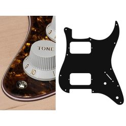   ST-432-TBP Boston  pickguard, Stallion, HH, 2 pot holes, 3-5 switch, 4 ply, tortoise brown pearl