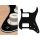 ST-433-B Boston  pickguard, Stallion, HH, 3 pot holes, 3-5 switch, 4 ply, black