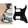 ST-433-PB Boston  pickguard, Stallion, HH, 3 pot holes, 3-5 switch, 4 ply, pearl black