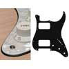 ST-433-PW Boston  pickguard, Stallion, HH, 3 pot holes, 3-5 switch, 4 ply, pearl white