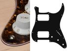 ST-433-TBP Boston  pickguard, Stallion, HH, 3 pot holes, 3-5 switch, 4 ply, tortoise brown pearl