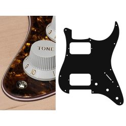   ST-433-TBP Boston  pickguard, Stallion, HH, 3 pot holes, 3-5 switch, 4 ply, tortoise brown pearl