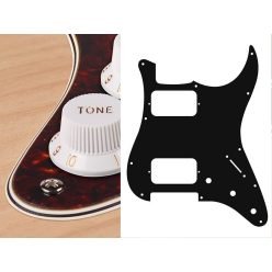   ST-433-TI Boston  pickguard, Stallion, HH, 3 pot holes, 3-5 switch, 4 ply, tortoise intense