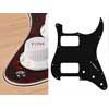 ST-433-TI Boston  pickguard, Stallion, HH, 3 pot holes, 3-5 switch, 4 ply, tortoise intense