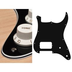   ST-444-B Boston  pickguard, Stallion, H, 2 pot holes, 4 ply, black