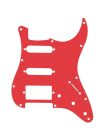 ST3SSH-SR Boston  pickguard, Stallion, 3 ply, SSH, sparkling red