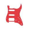 ST3SSH-SR Boston  pickguard, Stallion, 3 ply, SSH, sparkling red