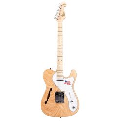   STL/H/NA SX  ASH Series thinline Teaser style electric guitar, American swamp ash, maple fb, natural