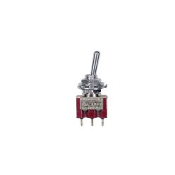   SW-158-N Boston  mini toggle switch 2-way, on-on, 1-pole, nickel