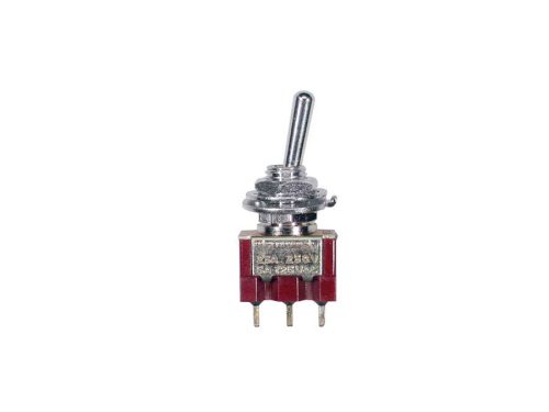 SW-158-N Boston  mini toggle switch 2-way, on-on, 1-pole, nickel