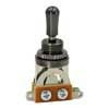 SW-20-BN2 Boston  toggle switch 3-way, made in Japan, black hardware and parts, nickel contacts