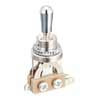 SW-20-C Boston  toggle switch 3-way, made in Japan, chrome switch tip and nut, nickel contacts