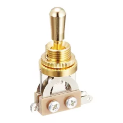   SW-20-GP2 Boston  toggle switch 3-way, made in Japan, gold plated hardware and parts, nickel contacts