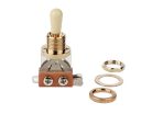 SW-23-GI Boston  toggle switch 3-way, open, gold lacquer, ivory cap