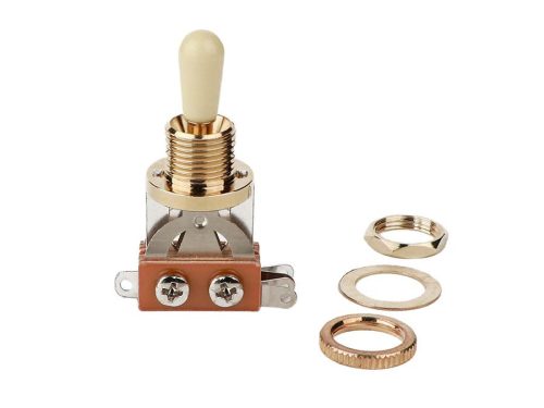 SW-23-GI Boston  toggle switch 3-way, open, gold lacquer, ivory cap