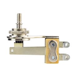   SW-230-N Switchcraft  toggle switch 3-way angled, no cap, for thin body guitars (SG, Explorer, Firebird), nickel