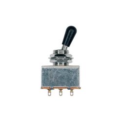   SW-5-CB Boston  toggle switch 3-way, block shape, black knob, nickel