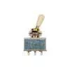 SW-5-GI Boston  toggle switch 3-way, block shape, ivory knob, gold