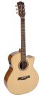 SWG-130-CE Richwood Master Series handmade guitar "Songwriter O", solid spruce & ovangkol, cutaway, Fishman Isys+