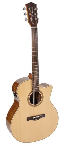 SWG-130-CE Richwood Master Series handmade guitar "Songwriter O", solid spruce & ovangkol, cutaway, Fishman Isys+