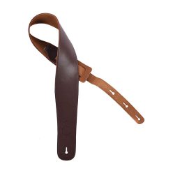   SWS1/BR Sire Basses  premium leather bass guitar strap 90mm wide, brown