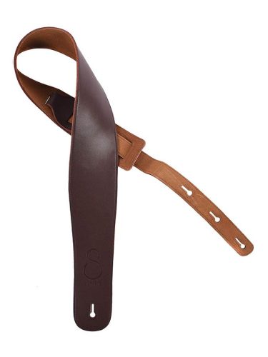 SWS1/BR Sire Basses  premium leather bass guitar strap 90mm wide, brown