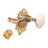 SXB510V Gotoh  machine heads for guitar, 3xL+3xR, ratio 1:15, butterbean cream button, gold