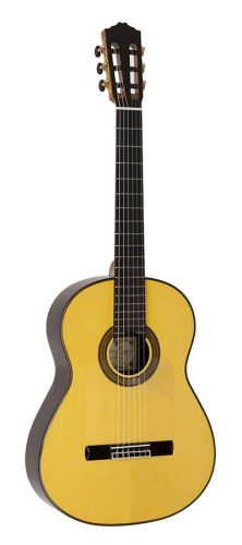 Sevillana N/Y Salvador Cortez All Solid Performer Series flamenco guitar Negra Amber, Engelmann spruce top, rosewood b&s, fan bracing, deluxe gigbag