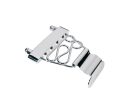 T-12-C Boston  tailpiece for semi acoustic bass guitar, with 2 curls, chrome