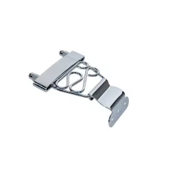   T-13-C Boston  tailpiece for semi acoustic guitar, with 2 curls, chrome