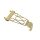 T-3-G Boston  tailpiece for semi acoustic guitar, length 46 + 115mm, with 2 curls, gold