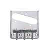 T-32-C Boston  bridge-tailpiece, Teaser tray style, grooved saddles, chrome