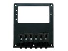 T-68-B Boston  bridge-tailpiece, Teaser, block saddles, flat plate /for humbucker, black