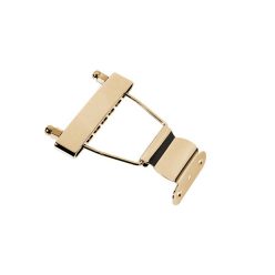   T-7-G Boston  tailpiece for semi acoustic guitar, length 31 + 67mm, gold