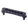 T3BP-BK TonePros  T3BP tune-o-matic bridge, for USA guitars, black