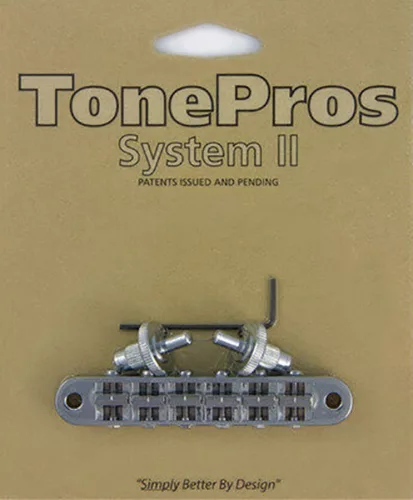 T3BP-CH TonePros  T3BP tune-o-matic bridge, for USA guitars, chrome
